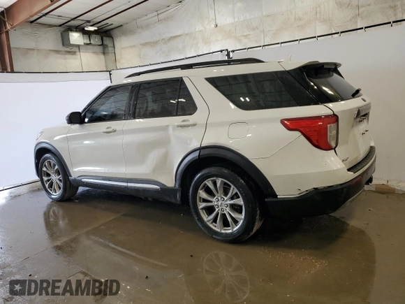2021 Ford Explorer XLT z VIN 1FMSK8DH8MGB32529, wystawiony jako Copart lot #53563895 z przebiegiem 97 396 mil mil oraz Czysty tytuł • Clean title. Historia ofert i sprzedaży dostępna na DreamBid. Obrazek 2.