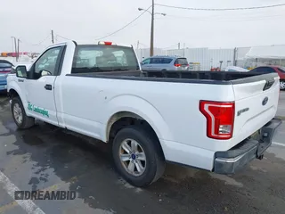 2017 Ford F-150 XL with VIN 1FTMF1CP6HKD94991, listed as a IAAI auction lot 42096402 with 104,966 mi miles. Bid and sale history available at carsss.com. Image 3.