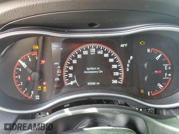 2019 Dodge Durango SXT Plus with VIN 1C4RDJAG9KC651304, listed as a Copart auction lot 51839385 with 60,585 mi miles and Salvage title. Bid and sale history available at DreamBid. Image 9.