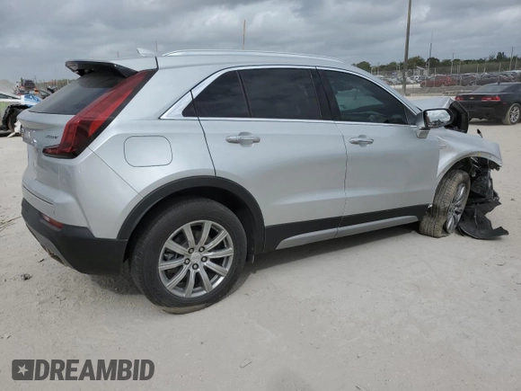 2021 Cadillac XT4 FWD Premium Luxury with VIN 1GYFZCR48MF071547, listed as a Copart auction lot 47564075 with 26,955 mi miles and Non Repairable. Bid and sale history available at carsss.com. Image 3.