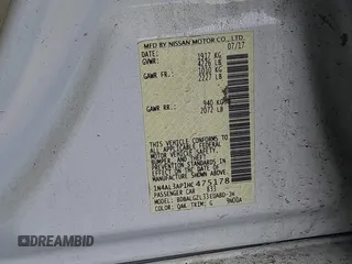 2017 Nissan Altima S with VIN 1N4AL3AP1HC475178, listed as a IAAI auction lot 42323613 with 97,022 mi miles and . Bid and sale history available at DreamBid. Image 9.