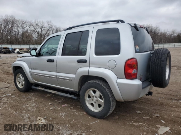 2004 Jeep Liberty Limited with VIN 1J4GK58K44W209296, listed as a Copart auction lot 86825864 with 119,766 mi miles and Salvage Title. Bid and sale history available at DreamBid. Image 2.
