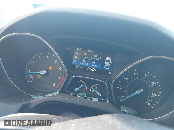2016 Ford Focus Titanium with VIN 1FADP3J26GL335843, listed as a IAAI auction lot 42799795 with 167,506 mi miles and . Bid and sale history available at DreamBid. Image 7.