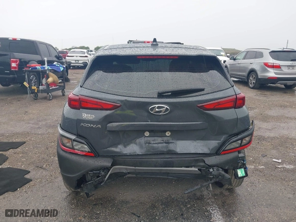 2023 Hyundai Kona SE with VIN KM8K22AB0PU982366, listed as a IAAI auction lot 41642860 with 53,008 mi miles. Bid and sale history available at carsss.com. Image 16.