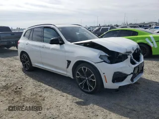 2020 BMW X3 M with VIN 5YMTS0C0XL9B97112, listed as a Copart auction lot 47139975 with 59,356 mi miles and Salvage Title. Bid and sale history available at carsss.com. Image 4.