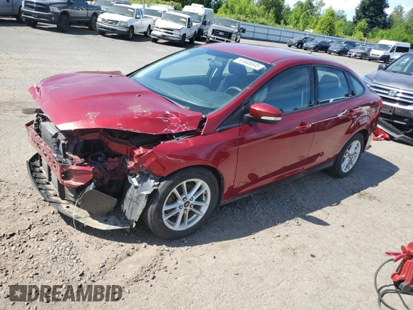 2016 Ford Focus SE with VIN 1FADP3F28GL221688, listed as a Copart auction lot 61846645 with 82,934 mi miles and Salvage title. Bid and sale history available at DreamBid. Image 1.