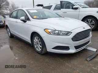 2015 Ford Fusion S with VIN 3FA6P0G70FR219905, listed as a IAAI auction lot 41228828 with 62,030 mi miles and . Bid and sale history available at carsss.com. Image 1.