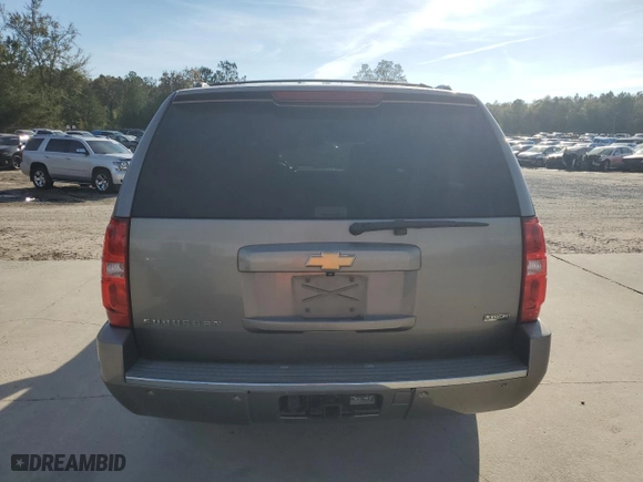 2012 Chevrolet Suburban LTZ with VIN 1GNSCKE02CR308072, listed as a Copart auction lot 80195954 with 190,360 mi miles and Salvage Title. Bid and sale history available at carsss.com. Image 6.