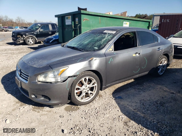 2014 Nissan Maxima 3.5 SV w/Premium Pkg with VIN 1N4AA5AP3EC476510, listed as a Copart auction lot 85824484 with 132,853 mi miles and Salvage Title. Bid and sale history available at carsss.com. Image 1.