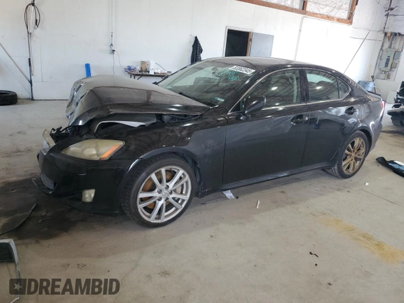 2006 Lexus IS 350 z VIN JTHBE262X65008390, wystawiony jako Copart lot #53362345 z przebiegiem Nie podano mil oraz Szkoda całkowita • Salvage title. Historia ofert i sprzedaży dostępna na DreamBid. Obrazek 1.