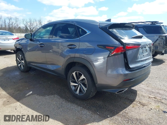 2018 Lexus NX with VIN JTJBARBZ1J2160087, listed as a IAAI auction lot 41975528 with 39,056 mi miles. Bid and sale history available at carsss.com. Image 3.
