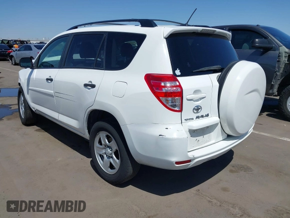 2010 Toyota RAV4 with VIN JTMZF4DV0AD028488, listed as a IAAI auction lot 41978295 with 168,446 mi miles. Bid and sale history available at carsss.com. Image 3.