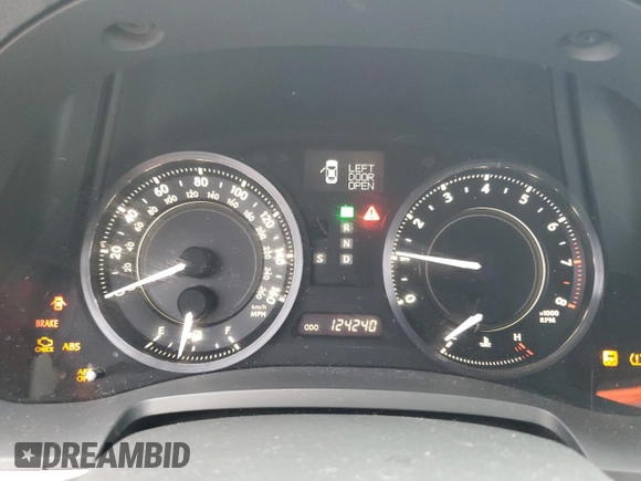 2010 Lexus IS 250 C with VIN JTHFF2C22A2502479, listed as a Copart auction lot 63217475 with 124,240 mi miles and Salvage title. Bid and sale history available at DreamBid. Image 9.