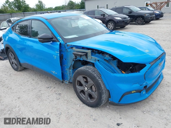 2023 Ford Mustang Mach-E Select with VIN 3FMTK1SS1PMA09157, listed as a IAAI auction lot 42350857 with 13,057 mi miles and . Bid and sale history available at DreamBid. Image 1.