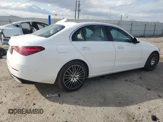 2023 Mercedes-Benz C 300 with VIN W1KAF4HB6PR142266, listed as a Copart auction lot 52414115 with 14,569 mi miles and Salvage Title. Bid and sale history available at DreamBid. Image 3.