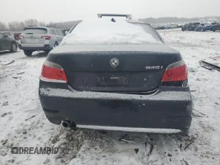 2005 BMW 5 Series 545i with VIN WBANB33535CN67413, listed as a Copart auction lot 85008444 with 172,715 mi miles and Clean Title. Bid and sale history available at carsss.com. Image 6.