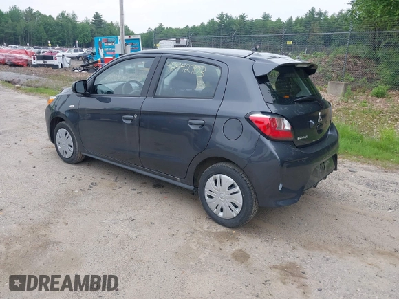 2024 Mitsubishi Mirage ES z VIN ML32AUHJ5RH018781, wystawiony jako IAAI lot #42442703 z przebiegiem 10 749 mil mil oraz . Historia ofert i sprzedaży dostępna na DreamBid. Obrazek 3.