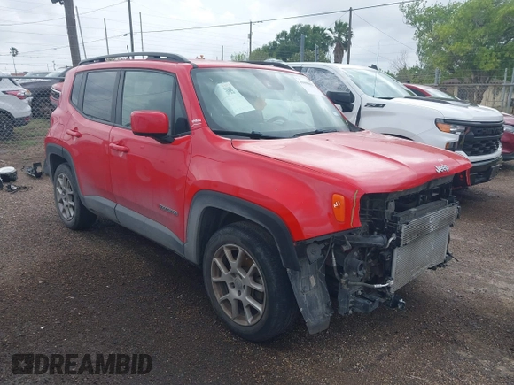 2021 Jeep Renegade Latitude with VIN ZACNJCBB4MPM30453, listed as a IAAI auction lot 41890027 with 41,447 mi miles and . Bid and sale history available at DreamBid. Image 1.