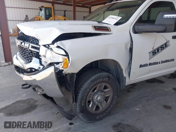 2023 Ram 2500 with VIN 3C7WR5AJ7PG567772, listed as a IAAI auction lot 42180314 with 48,197 mi miles and . Bid and sale history available at DreamBid. Image 18.