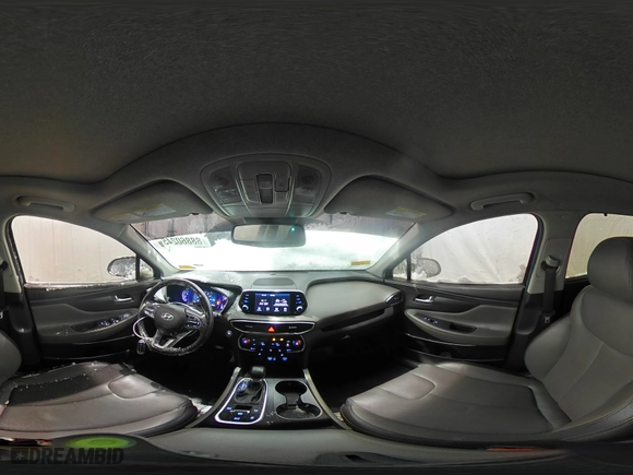 2019 Hyundai Santa Fe Limited with VIN 5NMS53AA1KH071911, listed as a Copart auction lot 88860245 with 95,578 mi miles and Salvage Title. Bid and sale history available at carsss.com. Image 16.