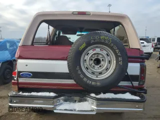 1994 Ford Bronco Custom with VIN 1FMEU15H3RLB53350, listed as a Copart auction lot 82411494 with 101,328 mi miles and Clean Title. Bid and sale history available at DreamBid. Image 6.