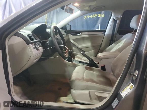 2013 Volkswagen Passat Wolfsburg Edition с VIN 1VWAH7A31DC038918, выставлен на аукционе Copart как лот 61846695 с пробегом 121 448 миль миль и Чистый • Clean title. История ставок и продаж доступна на DreamBid. Изображение 7.