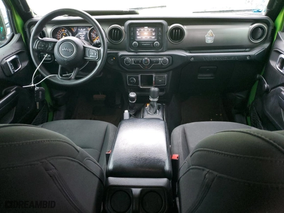 2018 Jeep Wrangler Unlimited Sport S with VIN 1C4HJXDG6JW303931, listed as a Copart auction lot 48944345 with 91,814 mi miles and Salvage Title. Bid and sale history available at carsss.com. Image 8.
