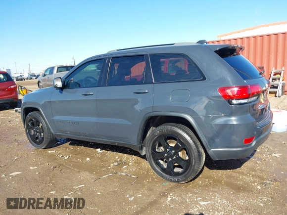 2018 Jeep Grand Cherokee Laredo E with VIN 1C4RJFAG4JC370502, listed as a IAAI auction lot 41342367 with 104,307 mi miles. Bid and sale history available at carsss.com. Image 15.