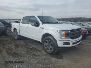 2018 Ford F-150 XL with VIN 1FTEW1E57JKE06779, listed as a Copart auction lot 84183014 with 198,203 mi miles and Salvage Title. Bid and sale history available at carsss.com. Image 4.