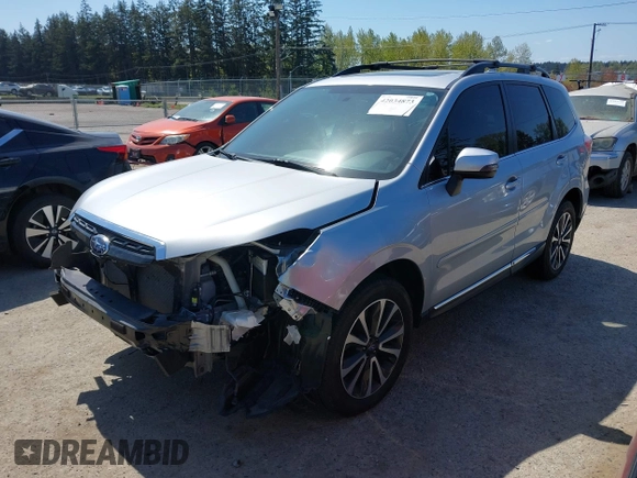 2018 Subaru Forester Touring with VIN JF2SJGWC0JH523099, listed as a IAAI auction lot 42034873 with 25,763 mi miles. Bid and sale history available at carsss.com. Image 17.