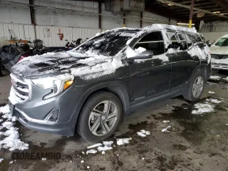 2018 GMC Terrain SLT with VIN 3GKALVEV5JL344414, listed as a Copart auction lot 86756034 with 153,435 mi miles and Salvage Title. Bid and sale history available at carsss.com. Image 1.