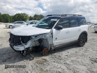2022 Ford Bronco Sport Outer Banks z VIN 3FMCR9C64NRE29510, wystawiony jako Copart lot #59533345 z przebiegiem 26 463 mil mil oraz Szkoda całkowita • Salvage title. Historia ofert i sprzedaży dostępna na DreamBid. Obrazek 1.