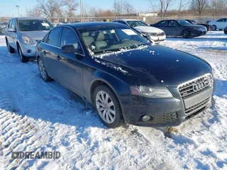 2012 Audi A4 2.0T Premium with VIN WAUBFAFL7CN018143, listed as a IAAI auction lot 41631454 with 183,407 mi miles. Bid and sale history available at carsss.com. Image 1.