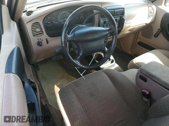 1999 Ford Ranger XL with VIN 1FTYR14V7XPB20433, listed as a Copart auction lot 51450535 with 103,057 mi miles and Salvage title. Bid and sale history available at DreamBid. Image 8.