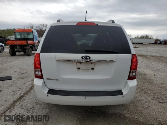 2012 Kia Sedona LX with VIN KNDMG4C75C6416415, listed as a Copart auction lot 51578585 with 115,296 mi miles and Salvage Title. Bid and sale history available at DreamBid. Image 6.