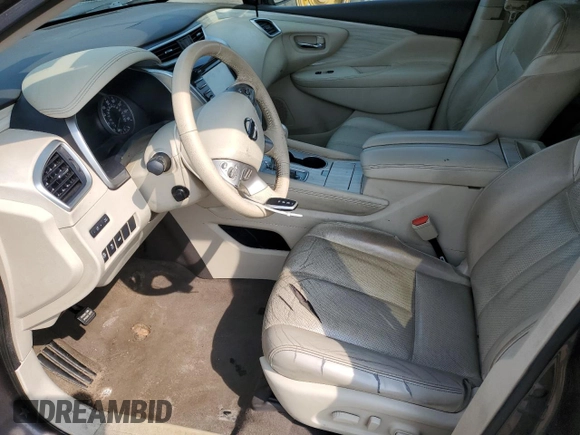 2016 Nissan Murano SL z VIN 5N1AZ2MH9GN138764, wystawiony jako Copart lot #59208385 z przebiegiem 135 257 mil mil oraz Czysty tytuł • Clean title. Historia ofert i sprzedaży dostępna na DreamBid. Obrazek 7.