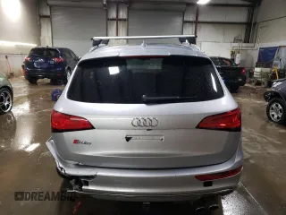 2015 Audi SQ5 Premium Plus with VIN WA1CGAFPXFA147491, listed as a Copart auction lot 48976505 with 124,717 mi miles and Salvage Title. Bid and sale history available at carsss.com. Image 6.