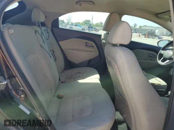 2013 Kia Rio LX with VIN KNADM5A36D6204815, listed as a Copart auction lot 52963475 with 96,880 mi miles and Clean Title. Bid and sale history available at carsss.com. Image 10.