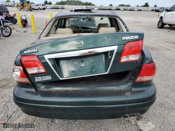 2001 Mazda Millenia with VIN JM1TA221011708952, listed as a Copart auction lot 64995014 with NaN miles and Salvage Title. Bid and sale history available at carsss.com. Image 6.