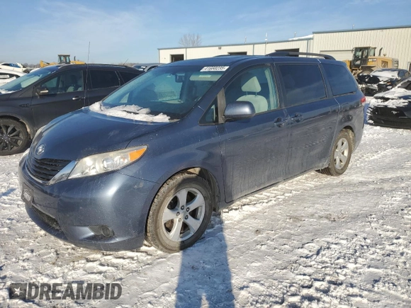 2013 Toyota Sienna LE AAS with VIN 5TDKK3DC4DS355829, listed as a Copart auction lot 41660235 with 99,517 mi miles and Salvage title. Bid and sale history available at DreamBid. Image 1.