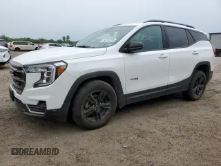2023 GMC Terrain AT4 z VIN 3GKALYEGXPL232106, wystawiony jako Copart lot #54797255 z przebiegiem 24 455 mil mil oraz Szkoda całkowita • Salvage title. Historia ofert i sprzedaży dostępna na DreamBid. Obrazek 1.