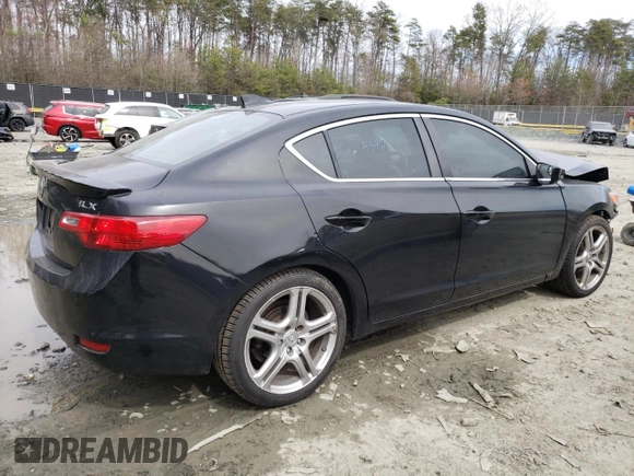 2013 Acura ILX with VIN 19VDE1F35DE021359, listed as a Copart auction lot 49858595 with 80,510 mi miles and Salvage Title. Bid and sale history available at carsss.com. Image 3.
