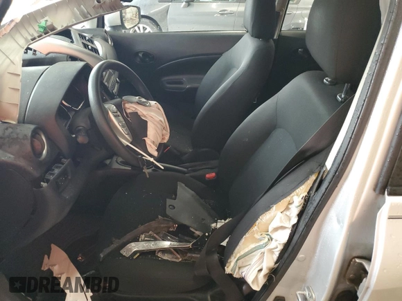 2015 Nissan Note S with VIN 3N1CE2CP9FL391697, listed as a Copart auction lot 61135525 with Not provided miles and Salvage title. Bid and sale history available at DreamBid. Image 7.