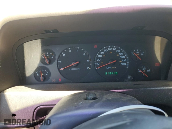 2000 Jeep Grand Cherokee Laredo with VIN 1J4GW48S0YC253091, listed as a Copart auction lot 60357255 with 218,410 mi miles and Clean title. Bid and sale history available at DreamBid. Image 9.