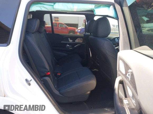 2025 Mercedes-Benz GLS 450 with VIN 4JGFF5KE5SB338205, listed as a IAAI auction lot 41748715 with 3,796 mi miles and . Bid and sale history available at DreamBid. Image 8.