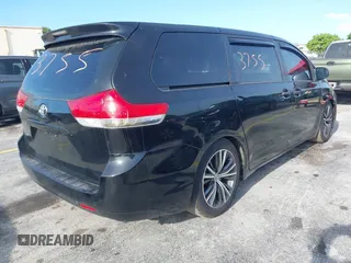 2013 Toyota Sienna L with VIN 5TDZK3DC9DS357722, listed as a IAAI auction lot 42369515 with 190,548 mi miles and . Bid and sale history available at DreamBid. Image 4.