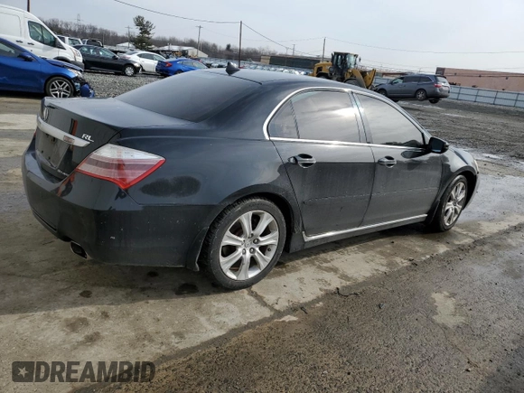 2010 Acura RL Technology with VIN JH4KB2F66AC000576, listed as a Copart auction lot 43719475 with 194,758 mi miles and Clean Title. Bid and sale history available at DreamBid. Image 3.