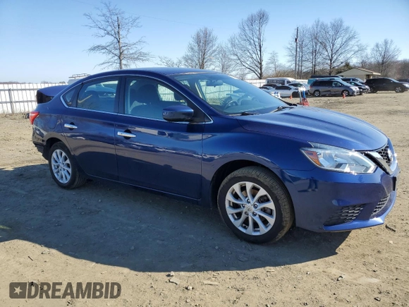 2018 Nissan Sentra SV with VIN 3N1AB7AP3JL661872, listed as a Copart auction lot 50361755 with 69,009 mi miles and Salvage Title. Bid and sale history available at DreamBid. Image 4.