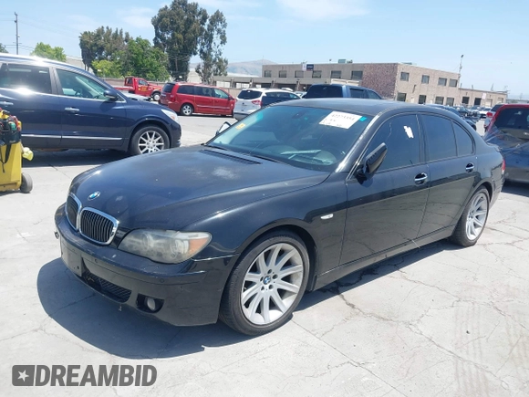 2006 BMW 7 Series 750i with VIN WBAHL83516DT03870, listed as a IAAI auction lot 42273354 with Not provided miles and . Bid and sale history available at DreamBid. Image 6.