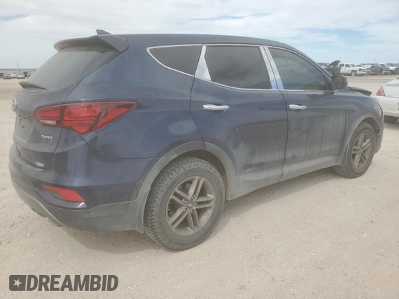 2017 Hyundai Santa Fe 2.4L with VIN 5XYZT3LB7HG489726, listed as a Copart auction lot 48418395 with 56,591 mi miles and Salvage title. Bid and sale history available at DreamBid. Image 3.